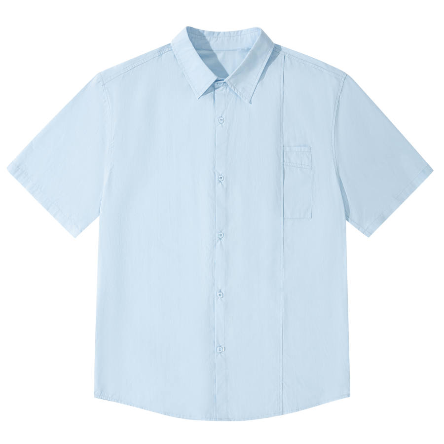 MostwantedLab Shirts Unisex Lapel Thin Shirt