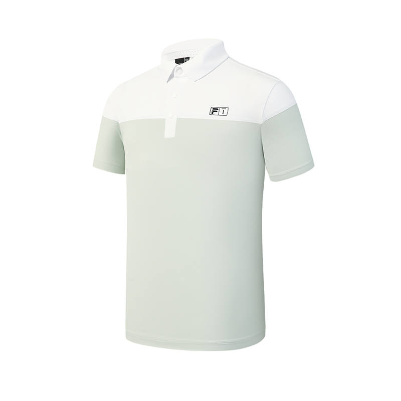 FILA Golf Polo Shirts Men's Haze Gray Moderate
