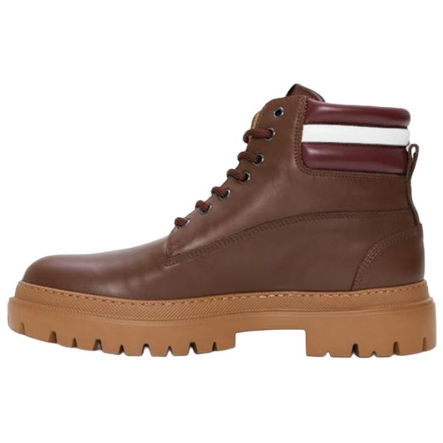 BALLY BALLY Hallen Short Combat Boots Men's Brown
