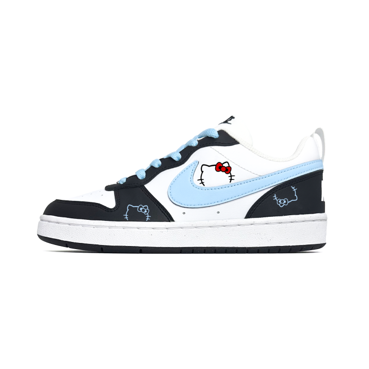 Nike Nike Court Borough Cute Girlish, Fresh And Preppy Style Synthetic Leather Abrasion Resistant Slip Resistant Low top