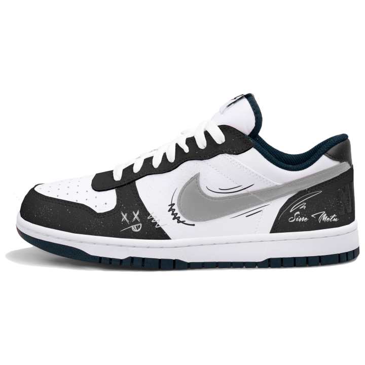 Nike Nike Big Low top Skateboard Shoes Unisex White Gray