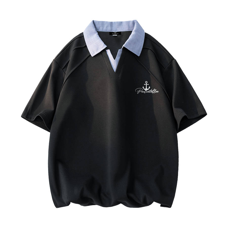 PAUL COSTELLOE T Shirts Unisex Polo Collar Moderate