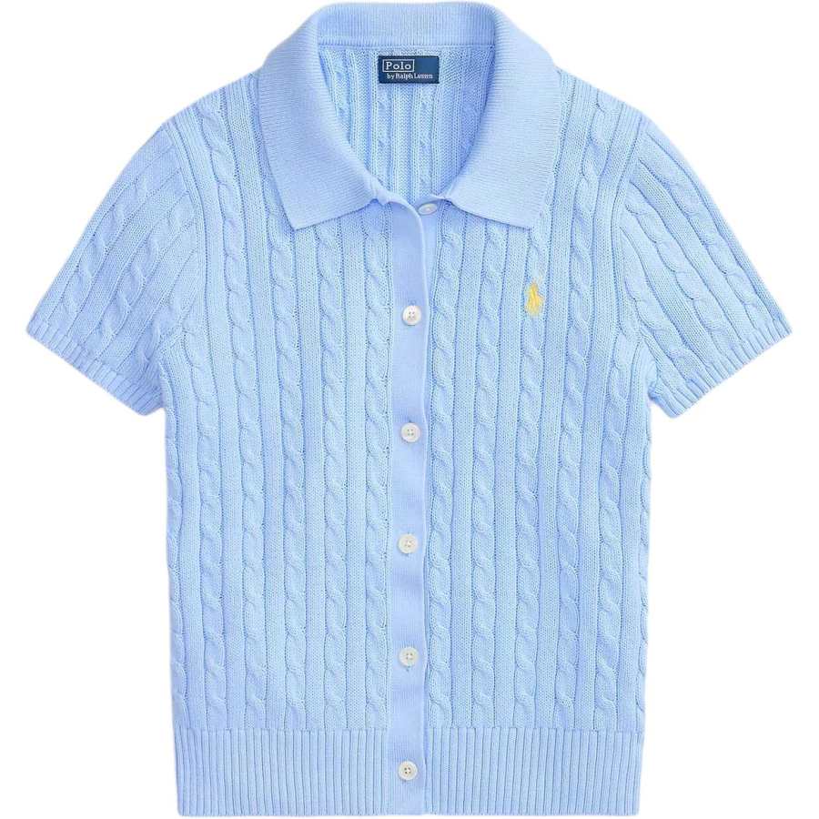 Polo Ralph Lauren SS26 Knitwear Slim Fit Women's Light Blue