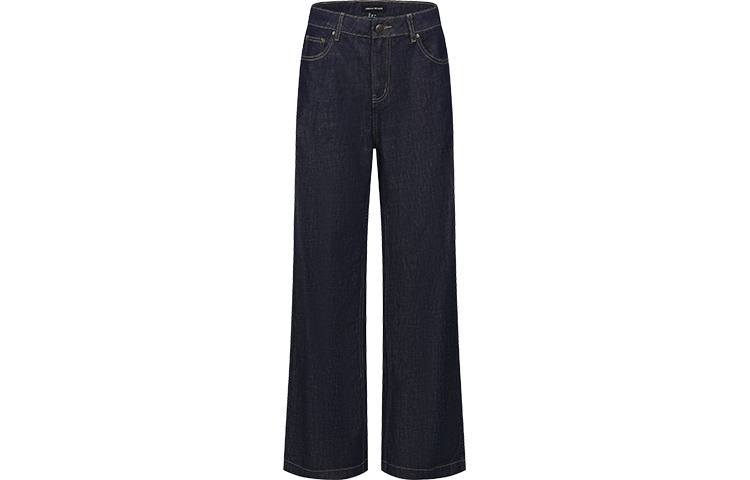 URBAN REVIVO Jeans Women's Indigo Moderate Wide Leg Pants