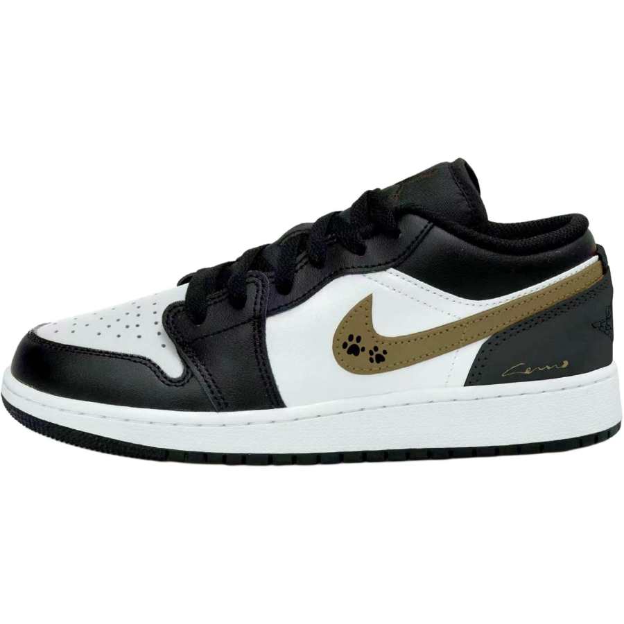 Jordan Jordan Air Jordan 1 Low top Children's Basketball Shoes Black Teenagers