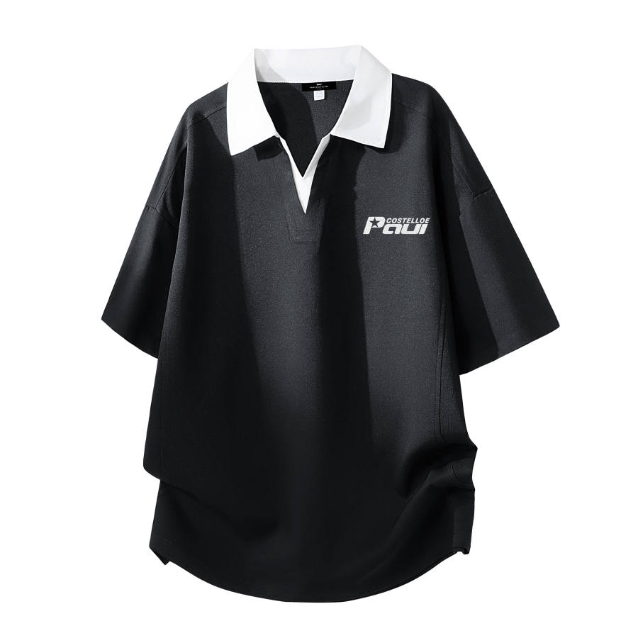PAUL COSTELLOE T Shirts Unisex Polo Collar Moderate