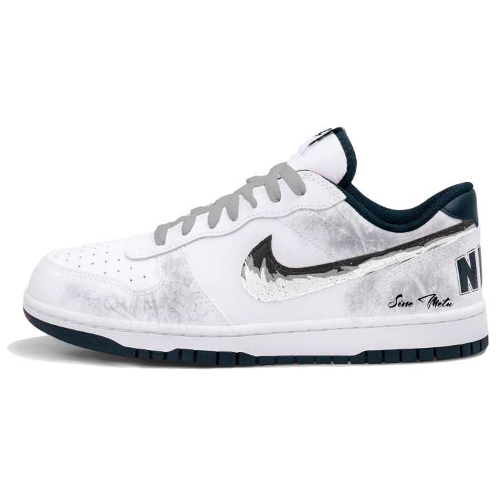 Nike Nike Big Low top Skateboard Shoes Unisex White Gray