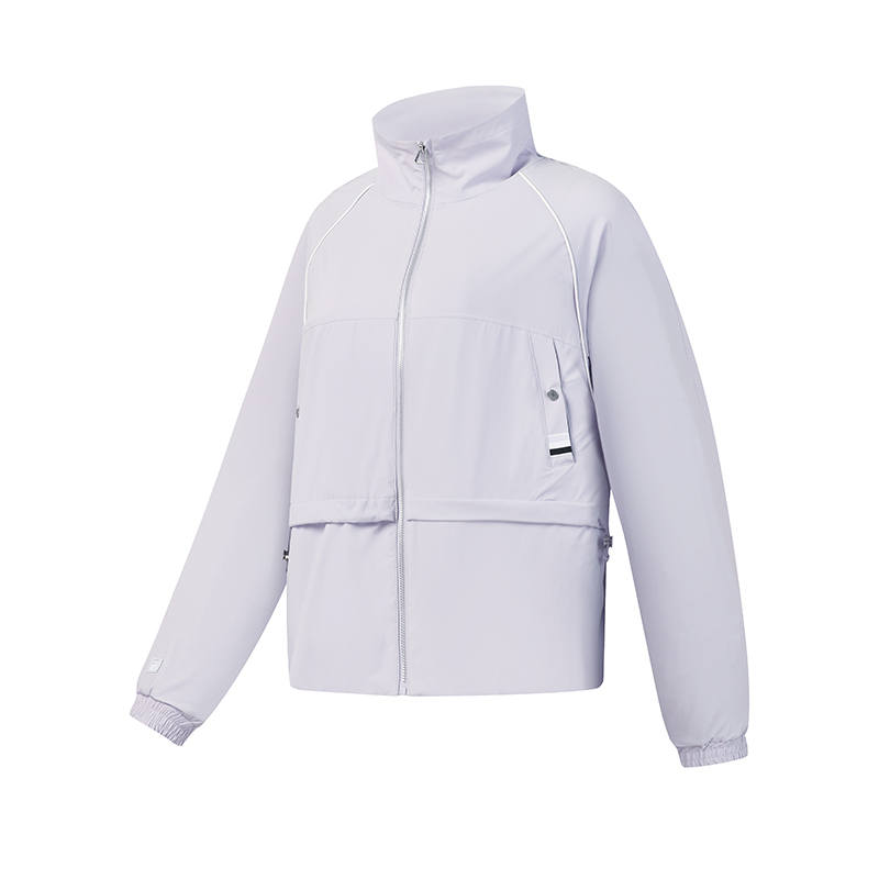 FILA Golf Jackets Women's Lilac Stand Collar Moderate Other