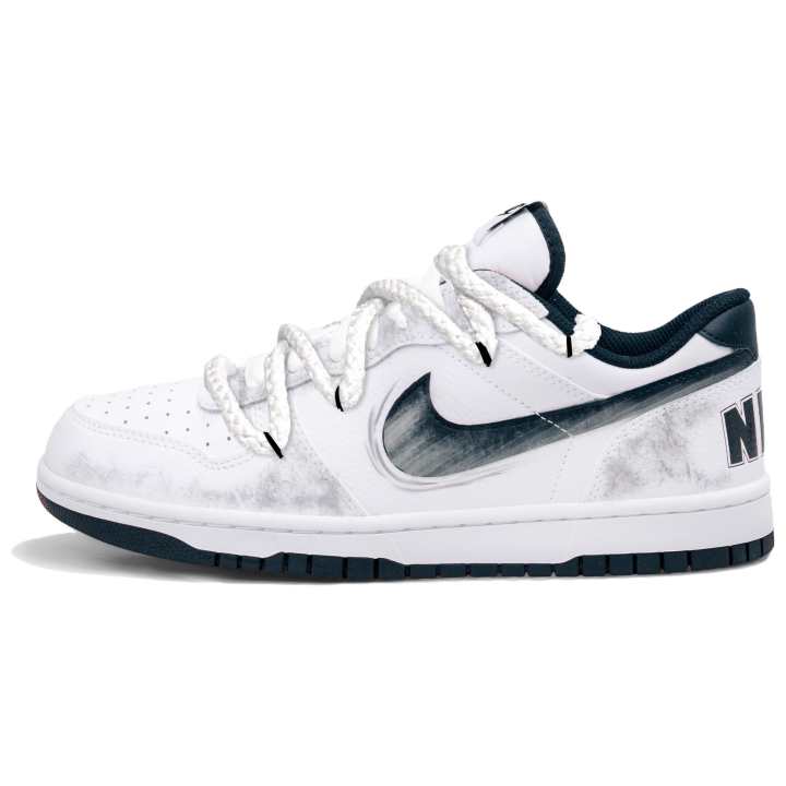 Nike Nike Big Low top Skateboard Shoes Unisex White Gray
