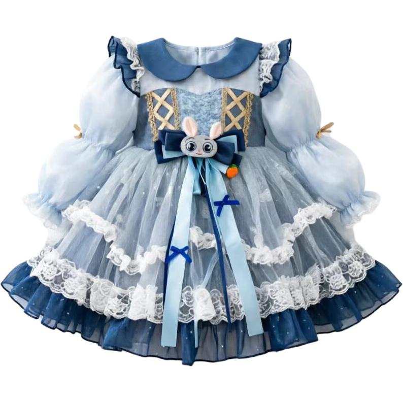 Disney Dress Spring Fall Season Children Aged 3 7 Years Old