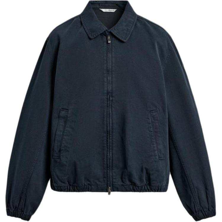 ZARA Jackets Men's Sea Blue Lapel Moderate Other
