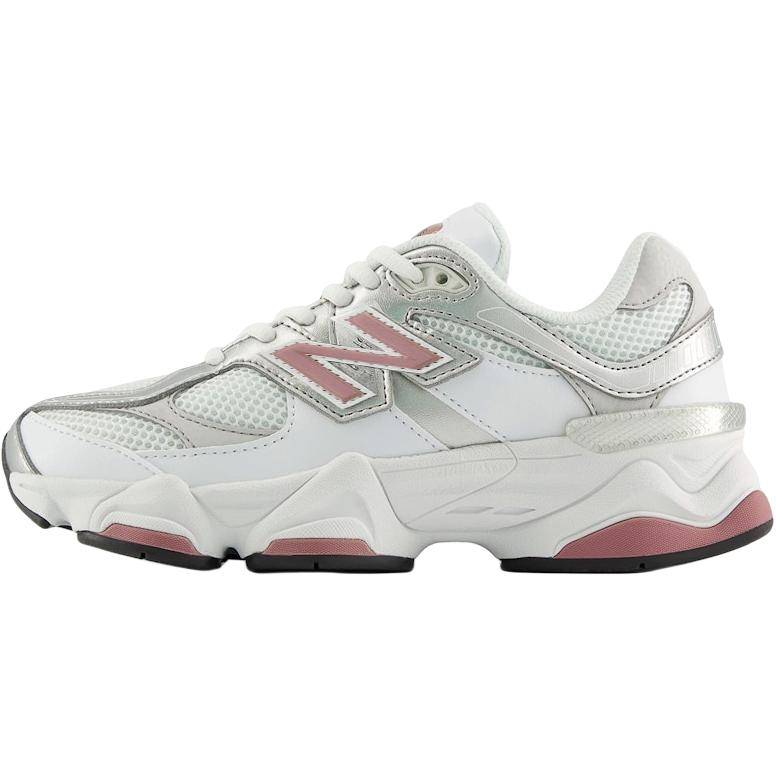 New Balance New Balance NB 9060 Comfortable Low top Kids' Running Shoes Silver White Unisex