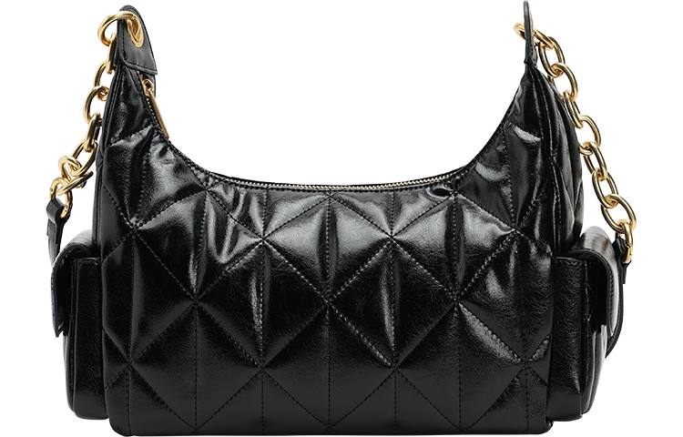 URBAN REVIVO Synthetic Leather Crossbody Bags Regular Women's Black