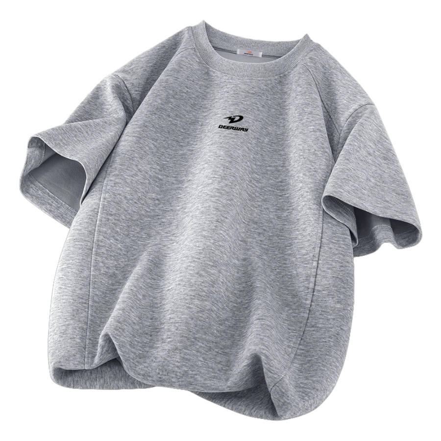 DEERWAY T Shirts Unisex Crew Neck Moderate Heavyweight