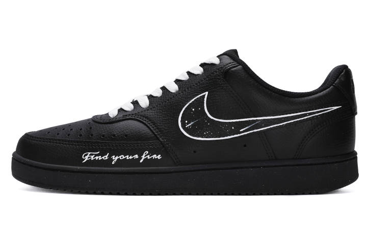 Nike Nike Court Vision Skateboard Shoes Men's Low Top White