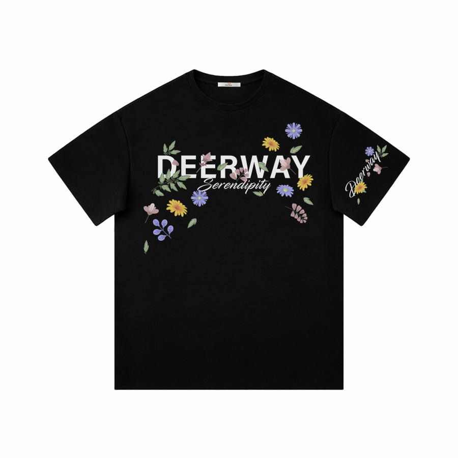 DEERWAY T Shirts Unisex Crew Neck Moderate Straight Fit