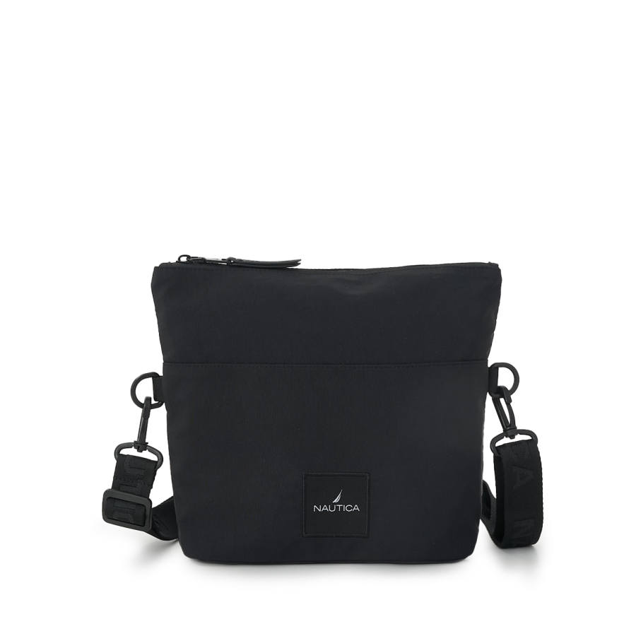 NAUTICA Fabric Crossbody Bags Regular Unisex Black