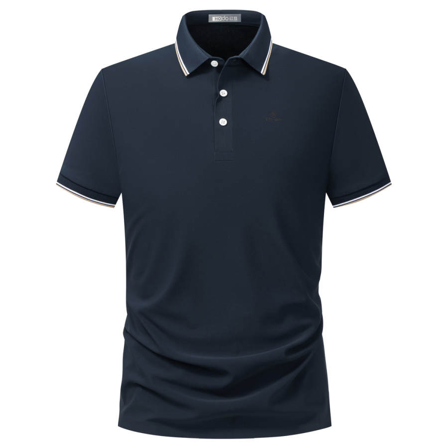 Hodo Polo Shirts Men's Lapel Moderate Straight Fit