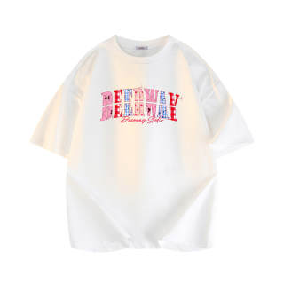 DEERWAY T Shirts Unisex Crew Neck Moderate Straight Fit