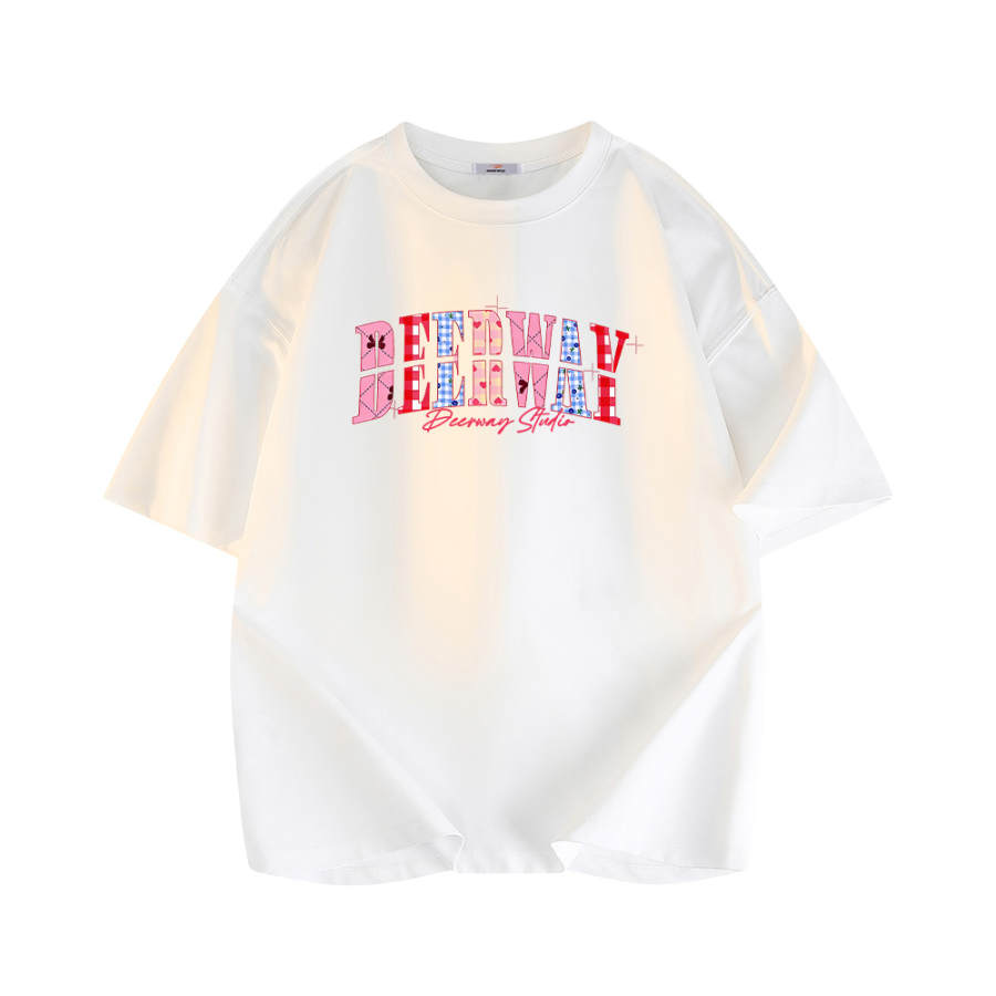 DEERWAY T Shirts Unisex Crew Neck Moderate Straight Fit