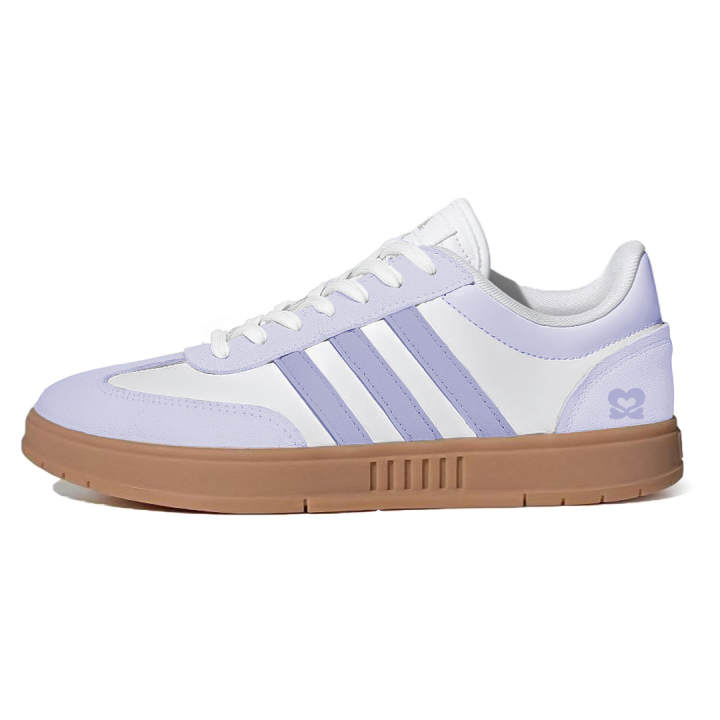 Adidas Adidas GRADAS Taro Paste Boba Slip Resistant Low top Skateboard Shoes Unisex Light Purple