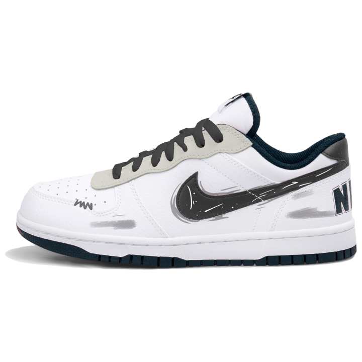 Nike Nike Big Low top Skateboard Shoes Unisex White Black