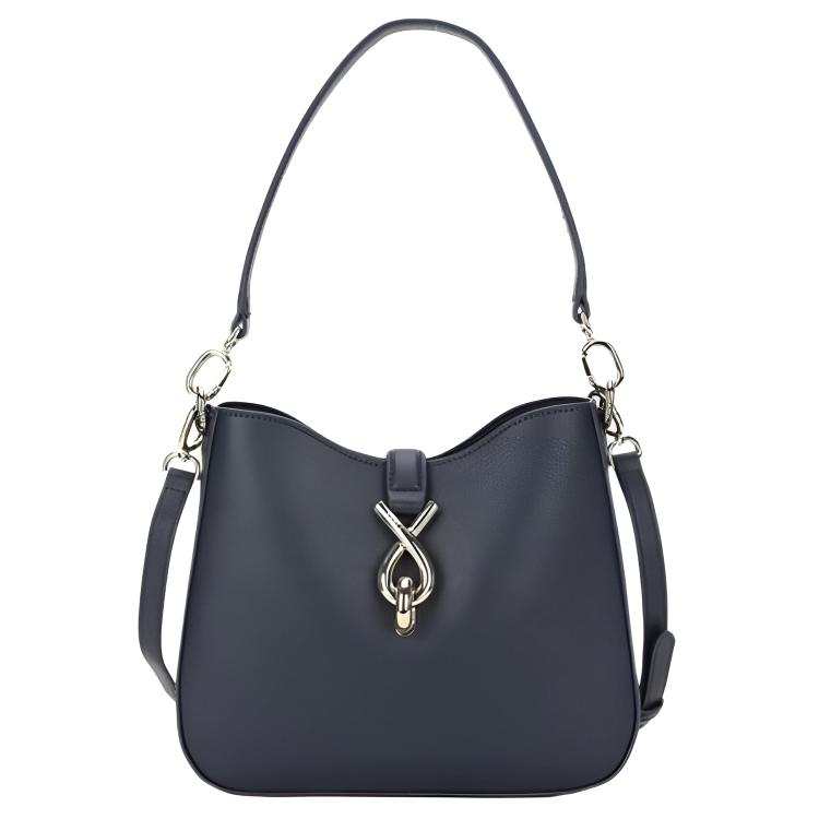 Furla Cow Leather Shoulder Bag, Crossbody Bag Small Women's Blue