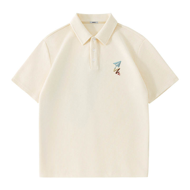 MINISO Polo Shirts Unisex Polo Collar Moderate Straight Fit