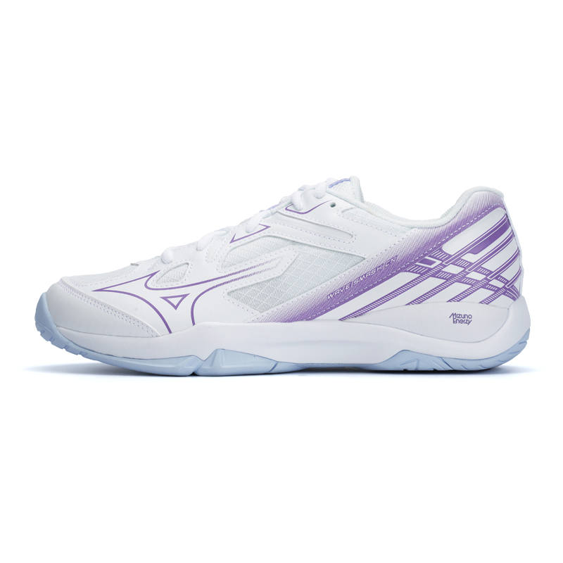 Mizuno Badminton Shoes Unisex Low Top White/Purple