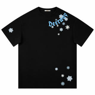 DEERWAY T Shirts Unisex Crew Neck Moderate Straight Fit