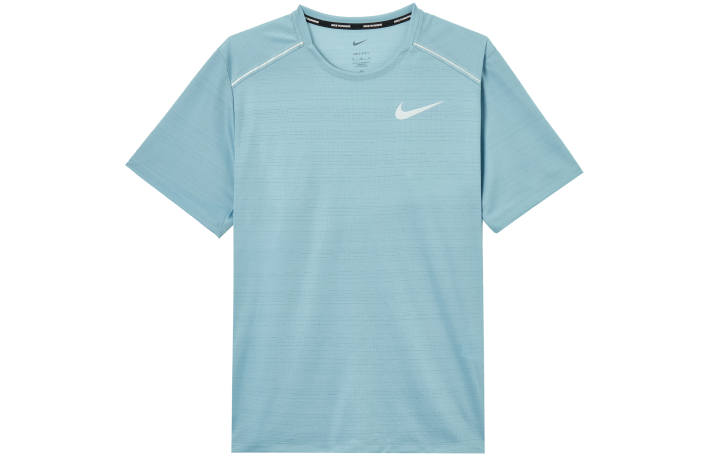 Nike Nike T Shirts Men's Blue Crew Neck Moderate