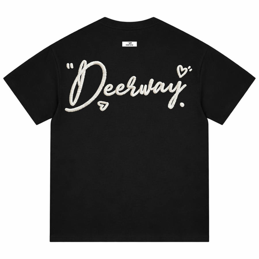 DEERWAY T Shirts Unisex Crew Neck Moderate Straight Fit