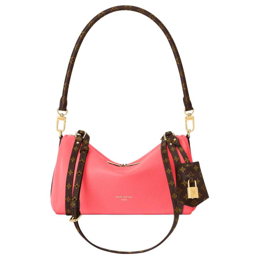 LOUIS VUITTON Express Cow Leather Handbag, Shoulder Bag Small Women's Rose Pink