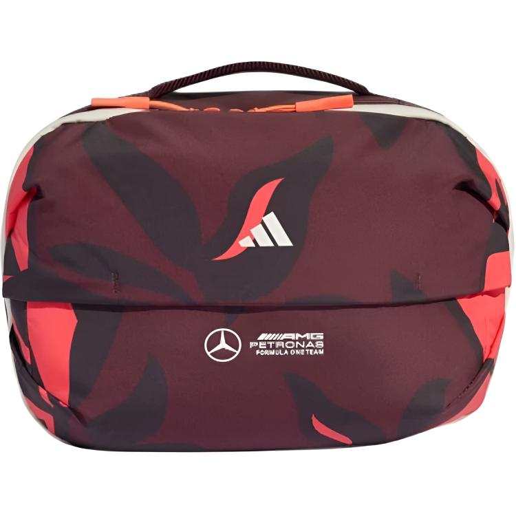 Adidas Adidas Nylon Crossbody Handbag Regular Unisex Ecru & Aurora Red & Turbo Green & Black