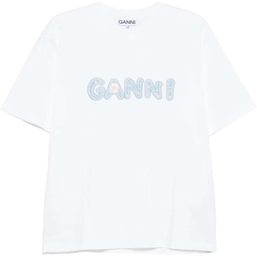Ganni Crewneck T-Shirt