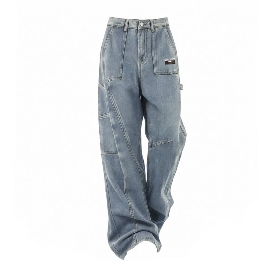 PAUL COSTELLOE Jeans Unisex Thin Straight Fit Pants