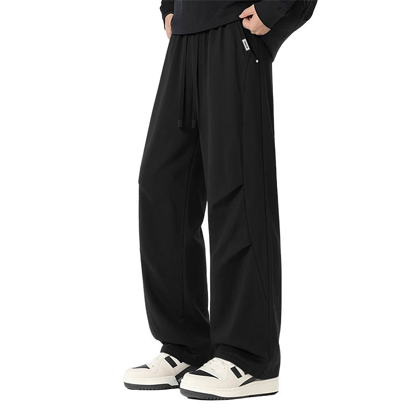 Tonlion Casual Pants Unisex Moderate Parachute Pants
