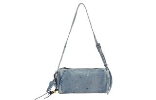 URBAN REVIVO Fabric Crossbody Bags Regular Women's Blue