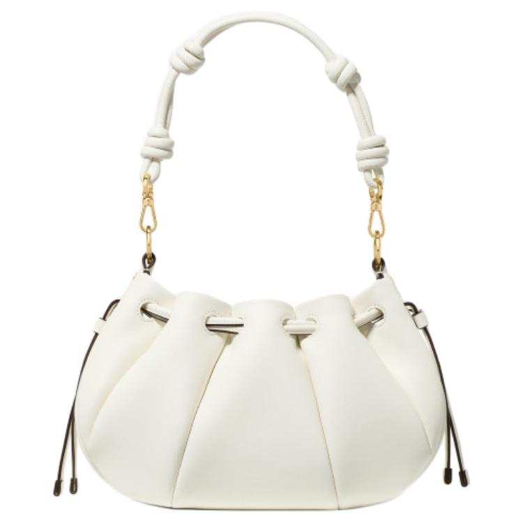 Kate Spade Cow Leather Dumpling Bag Handbag, Shoulder Bag Small Women's Milk White
