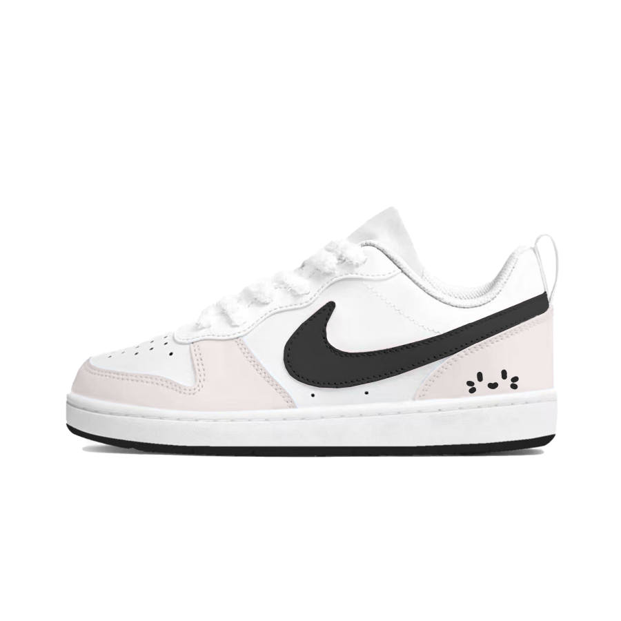 Nike Nike Court Borough Lotus Root Powders Meowth Abrasion Resistant Slip Resistant Low top Skateboard Shoes Women's Pink
