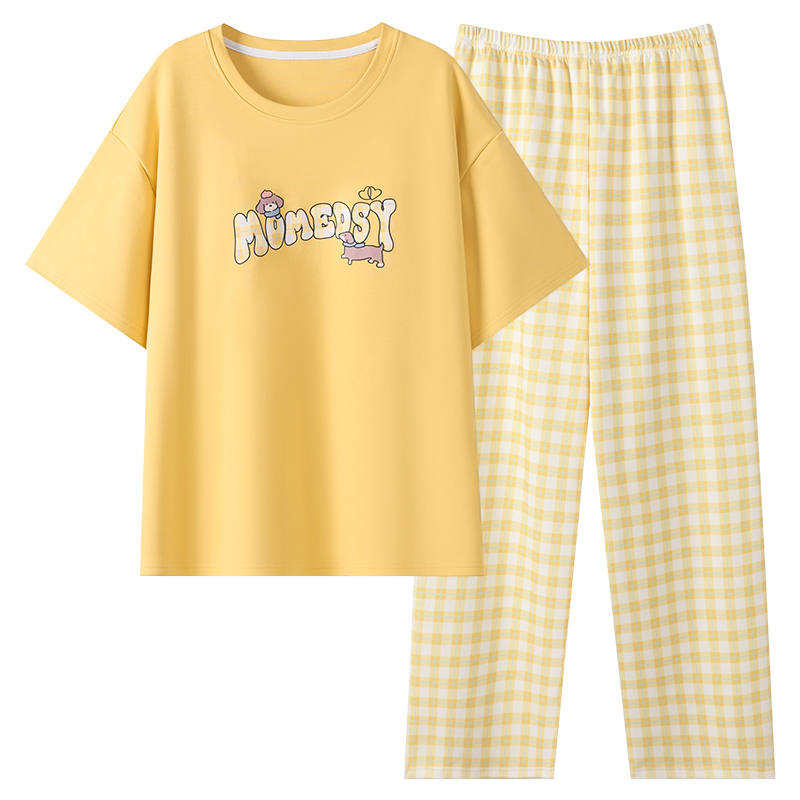 MIIOW MIIOW Pajama Set Women's Single Pack Yellow