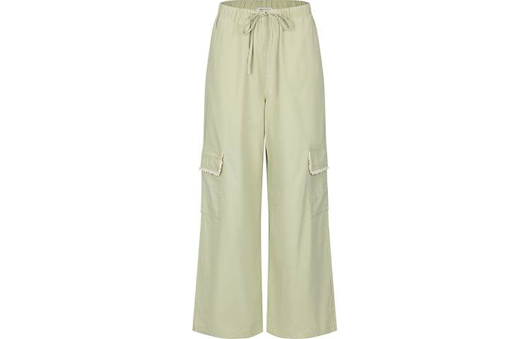 URBAN REVIVO Jeans Women's Green Moderate Wide Leg Pants