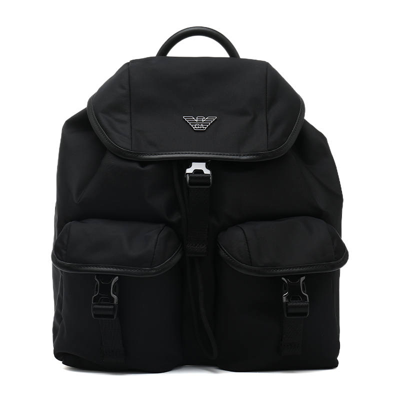 EMPORIO ARMANI Polyamide Backpack Regular Unisex Black