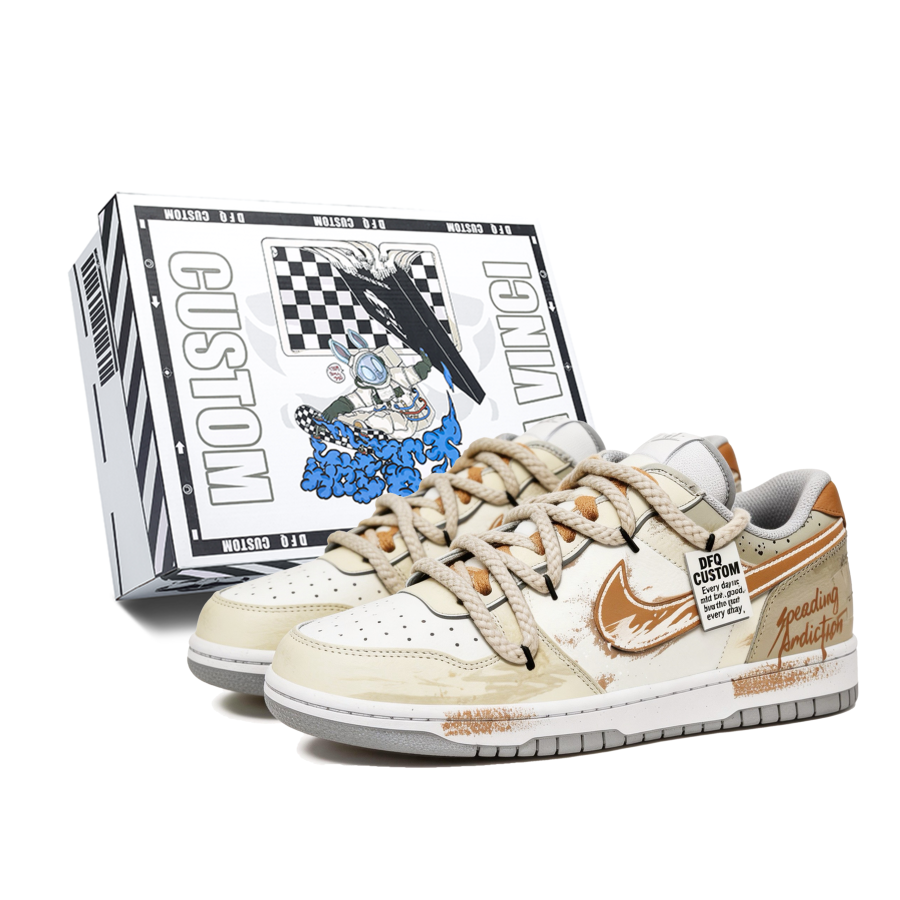 Nike Nike Big Low Lux Old Brown Trail, Box Low top Skateboard Shoes Men's Khaki