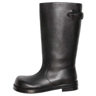 Acne Studios Calfskin Knee high Boots 2cm Women's Black