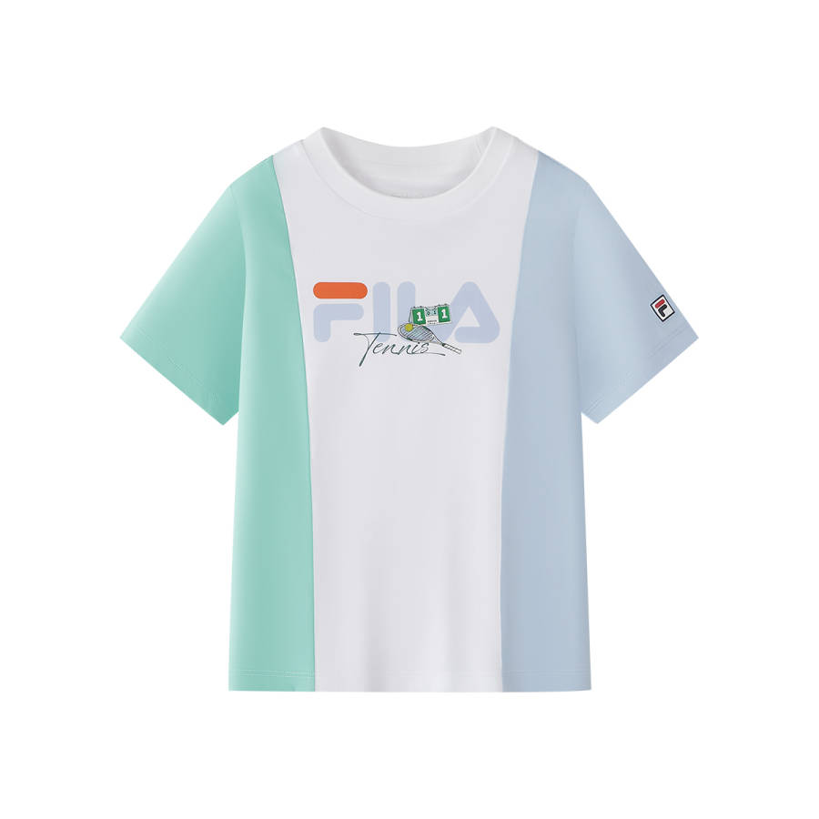 FILA KIDS PERFORMANCE FPH Short Sleeved Jade White Kids'