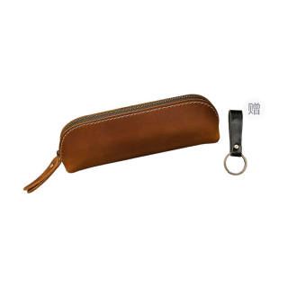 Simple & Nature Cow Leather Card Holder Storage Bag Small Unisex Multicolor