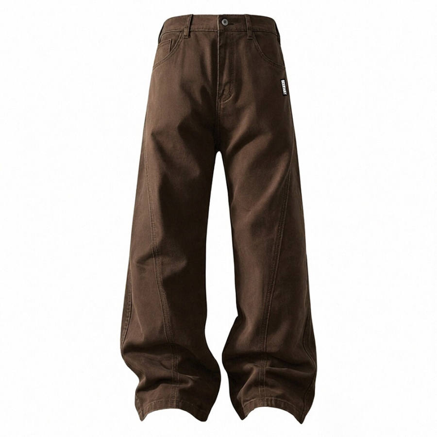 DEERWAY Jeans Unisex Moderate Straight Fit Pants