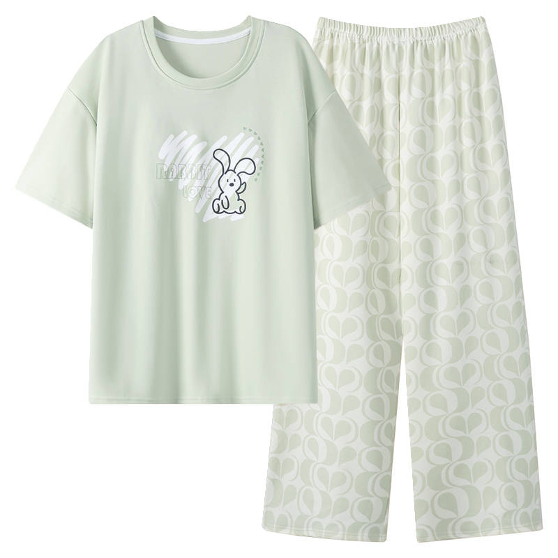MIIOW MIIOW Pajama Set Women's Single Pack Light Green
