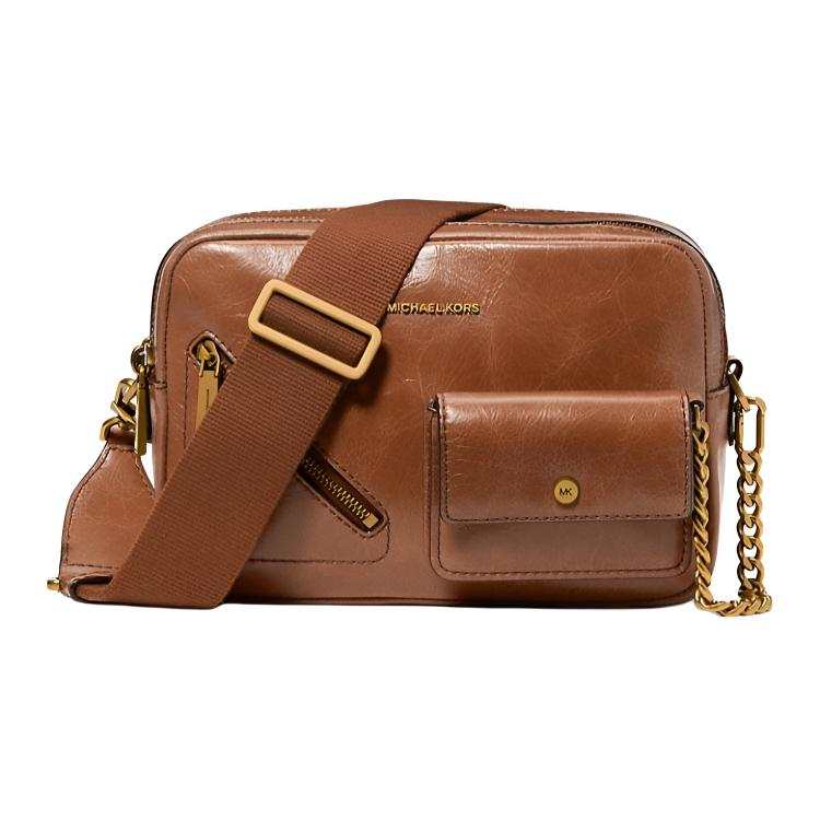 MICHAEL KORS Bryant Leather Crossbody Bags Women's Brown